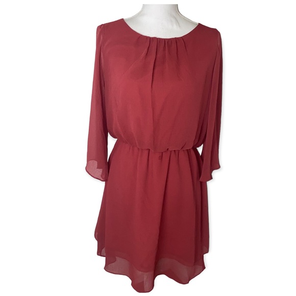 W118 by Walter Baker Dress in Brick Red M - Picture 1 of 11